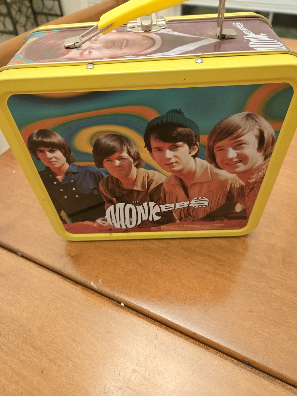 Source Unknown Yellow The Monkees Tin Lunchbox